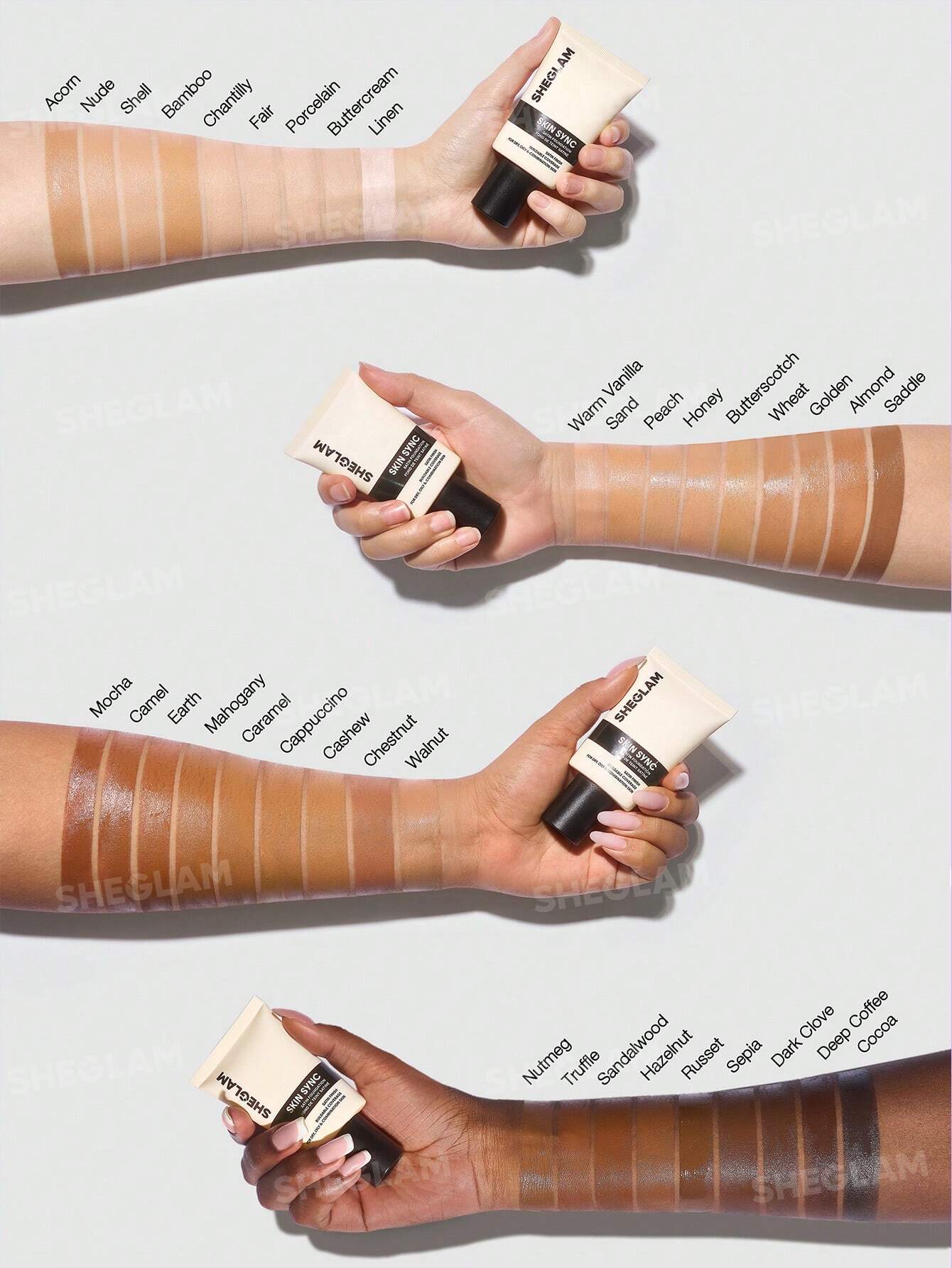 شيجلام Skin Sync Satin كريم أساس - الصورة 4