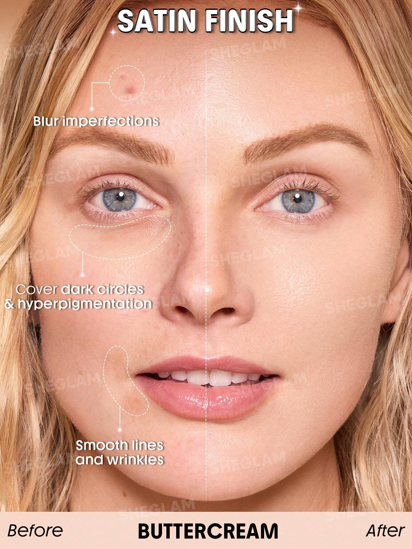 شيجلام Skin Sync Satin كريم أساس - الصورة 22
