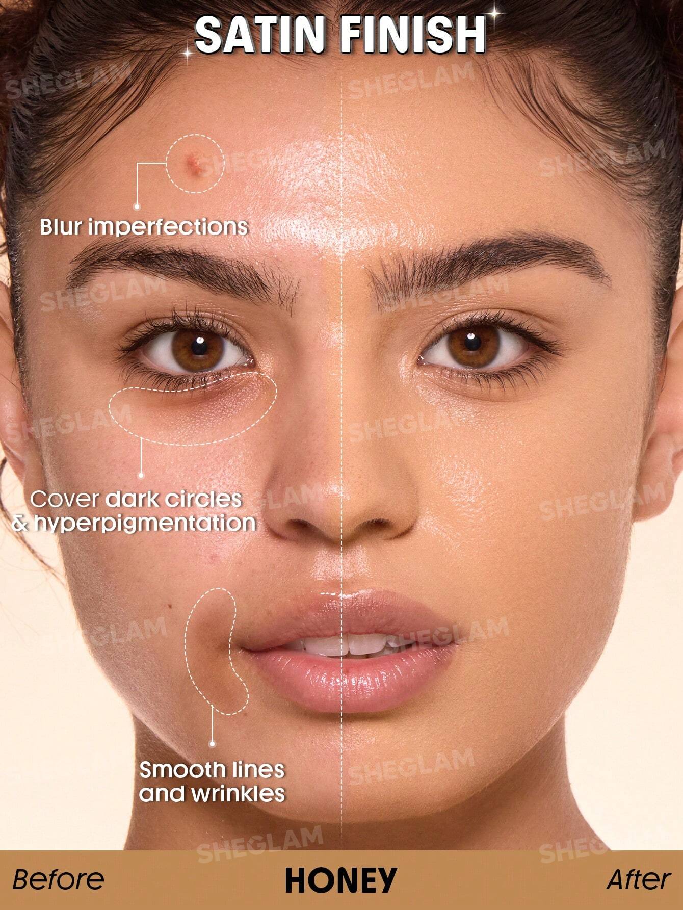 شيجلام Skin Sync Satin كريم أساس - الصورة 59
