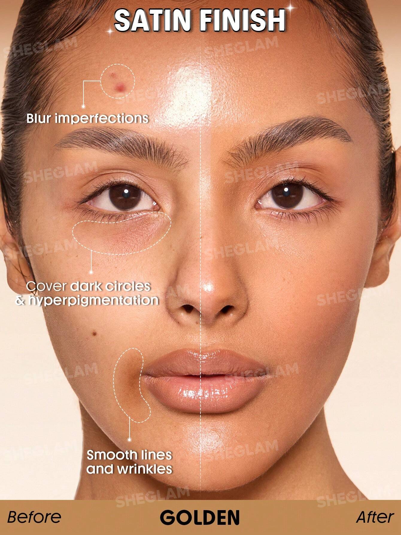 شيجلام Skin Sync Satin كريم أساس - الصورة 69