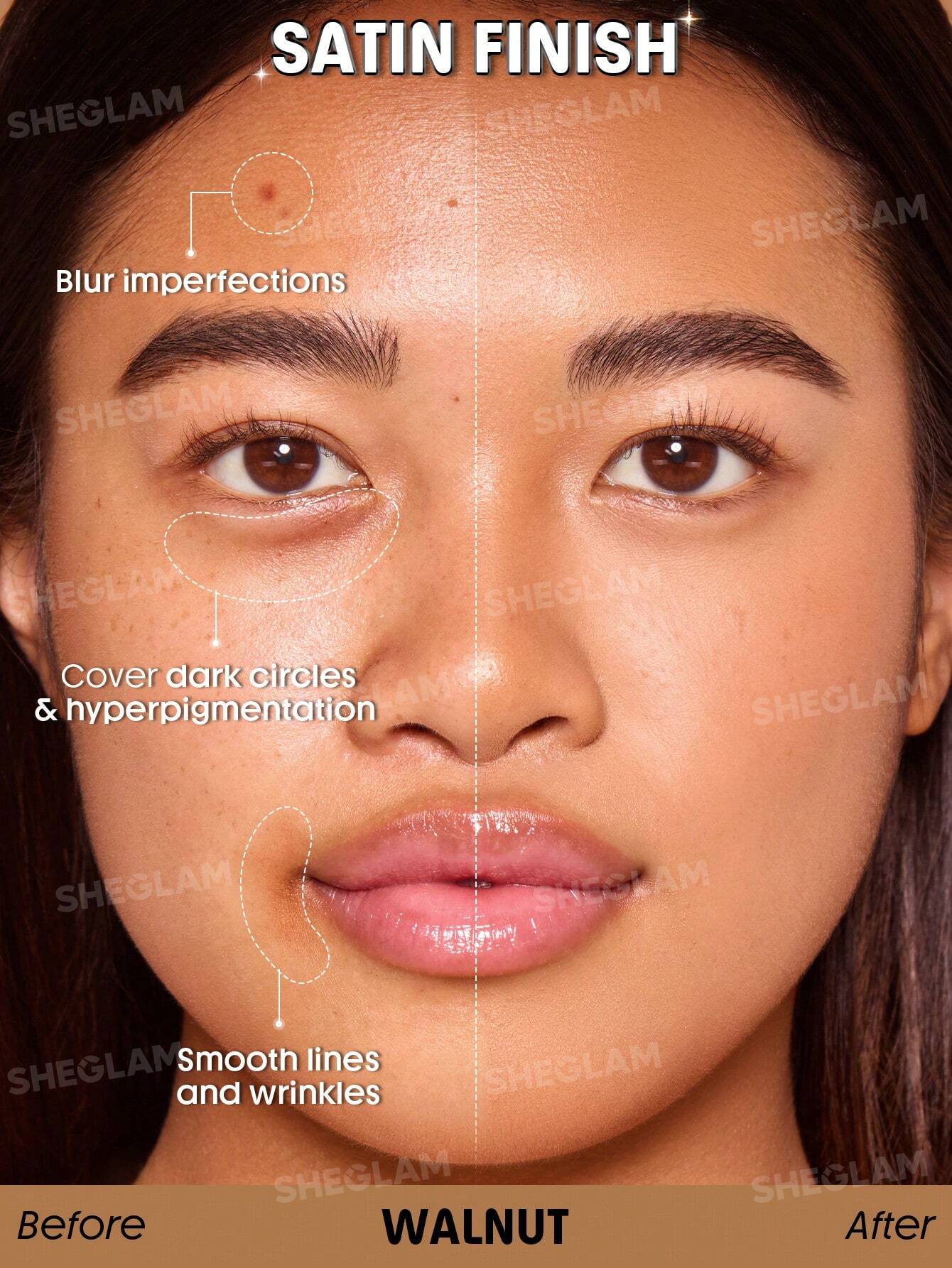 شيجلام Skin Sync Satin كريم أساس - الصورة 46