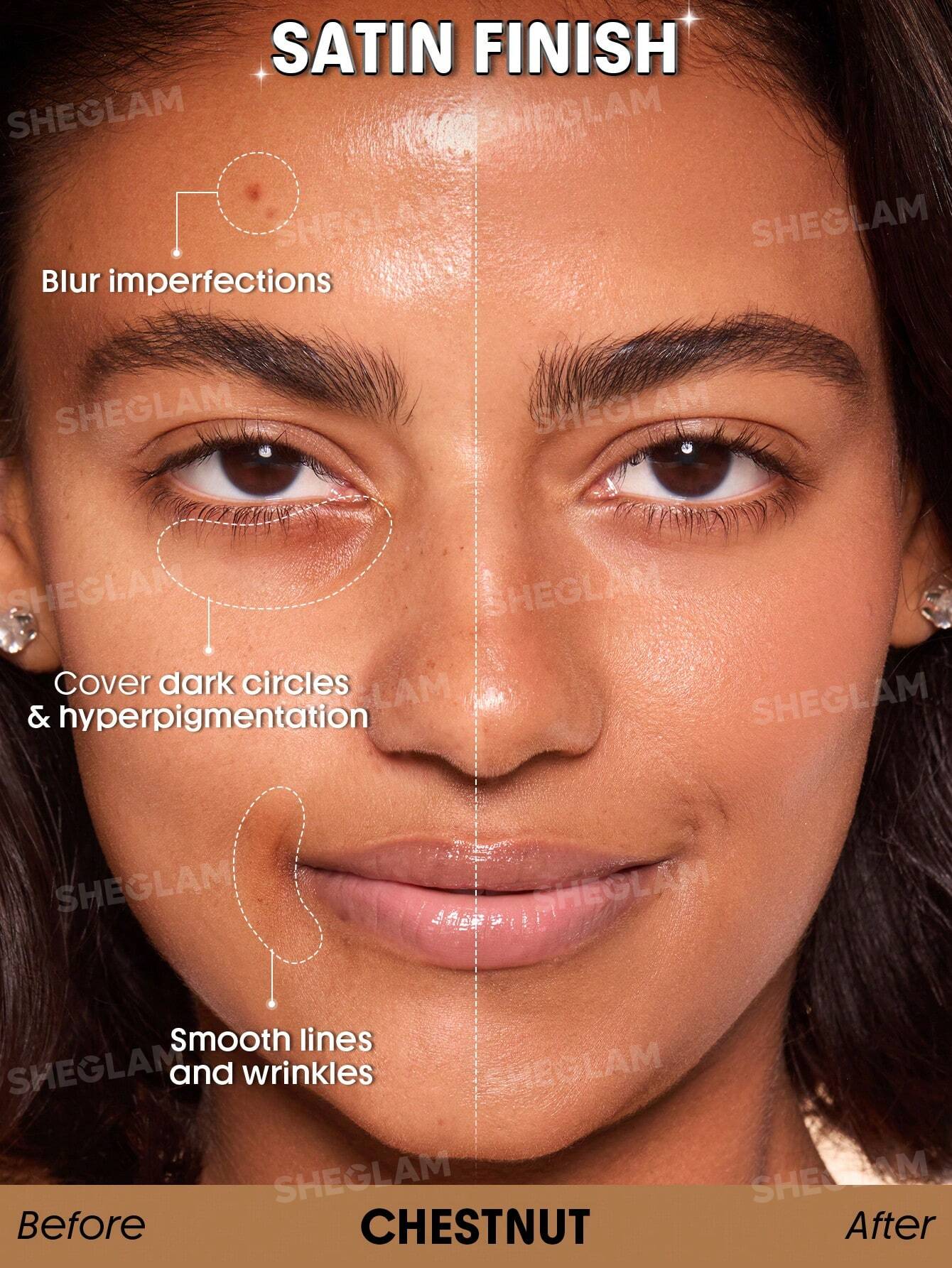 شيجلام Skin Sync Satin كريم أساس - الصورة 43