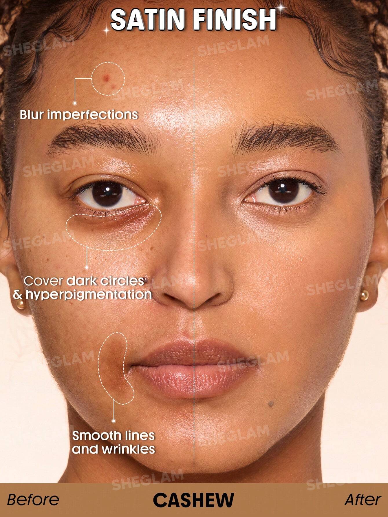 شيجلام Skin Sync Satin كريم أساس - الصورة 40