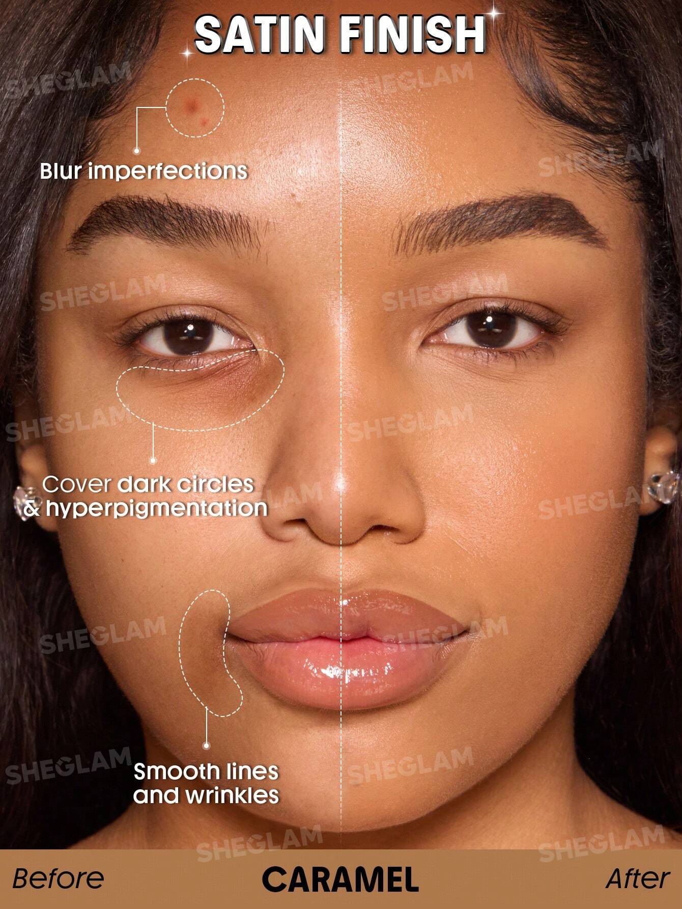 شيجلام Skin Sync Satin كريم أساس - الصورة 35