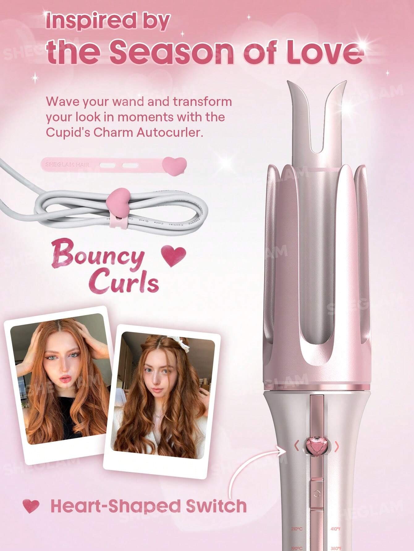 شيجلام Hair Cupid s Charm One Touch Instant Curler 1/25mm - الصورة 9