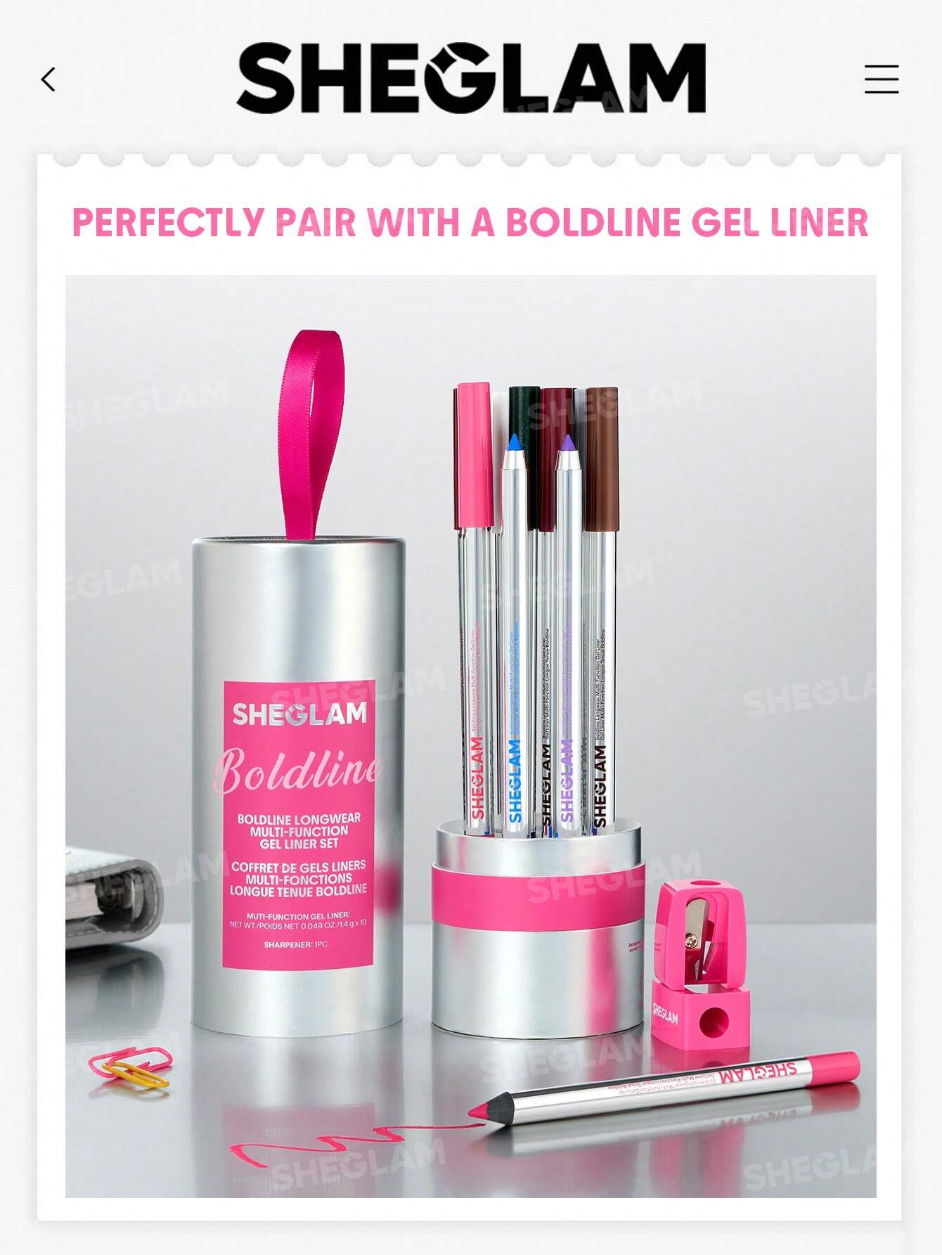 شيجلام Boldline جل Liner Sharpener - الصورة 5