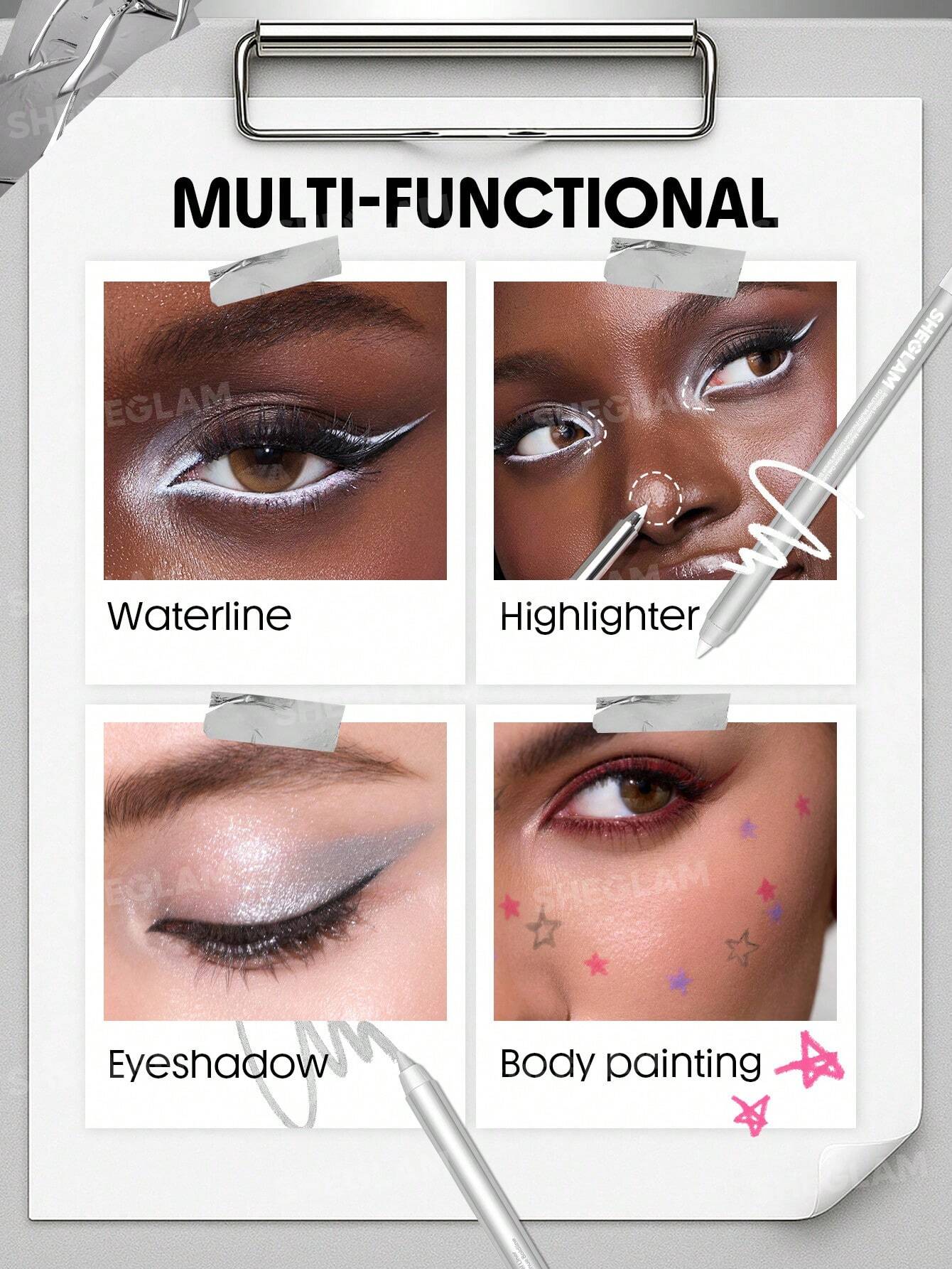 شيجلام Boldline Longwear Multi-Function جل Liner طقم - الصورة 7