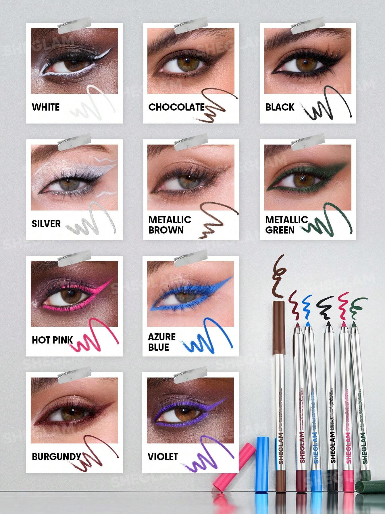 شيجلام Boldline Longwear Multi-Function جل Liner طقم - الصورة 8
