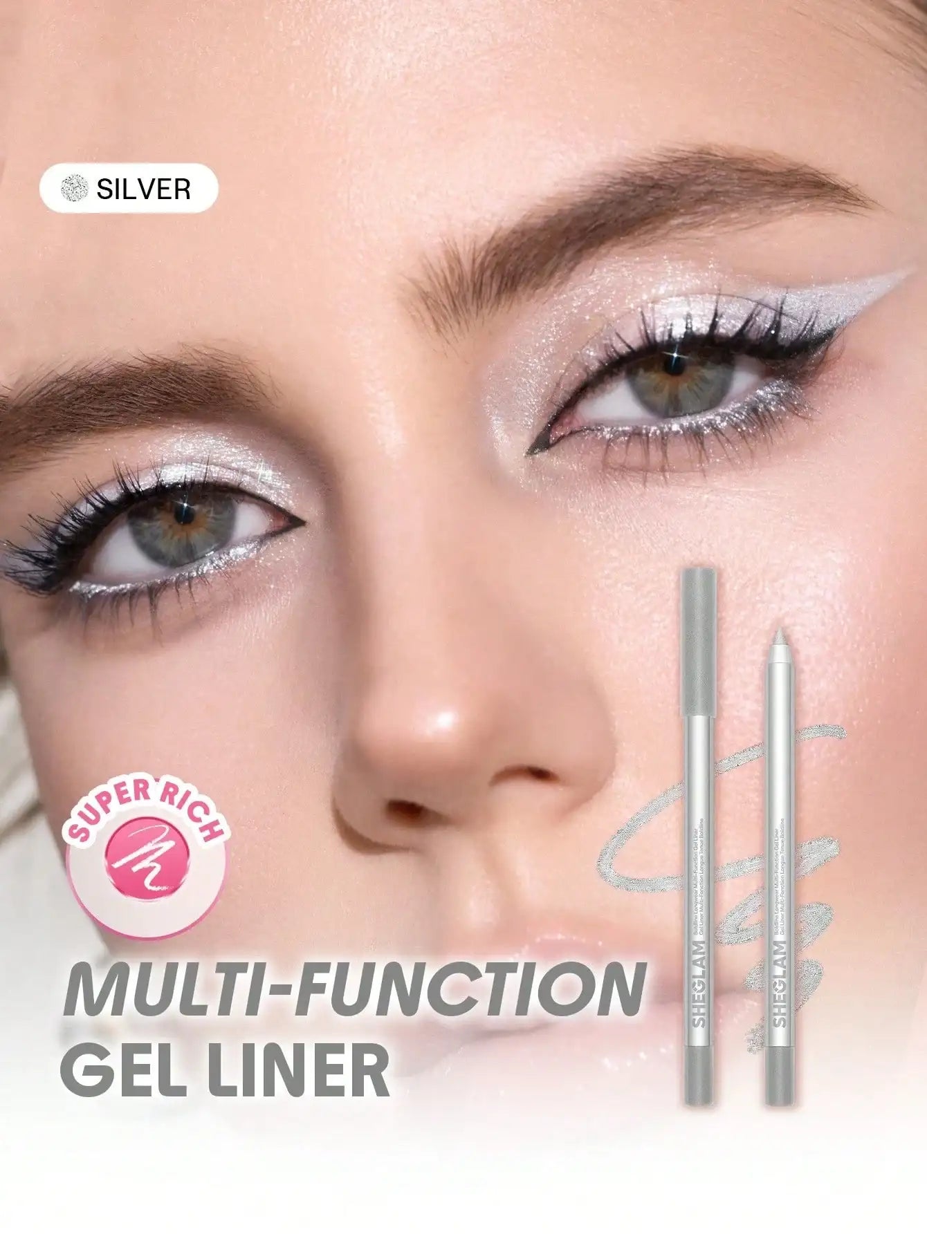 2 شيجلام Boldline آيلاينر جل + free شيجلام Boldline جل Liner Sharpener - الصورة 10