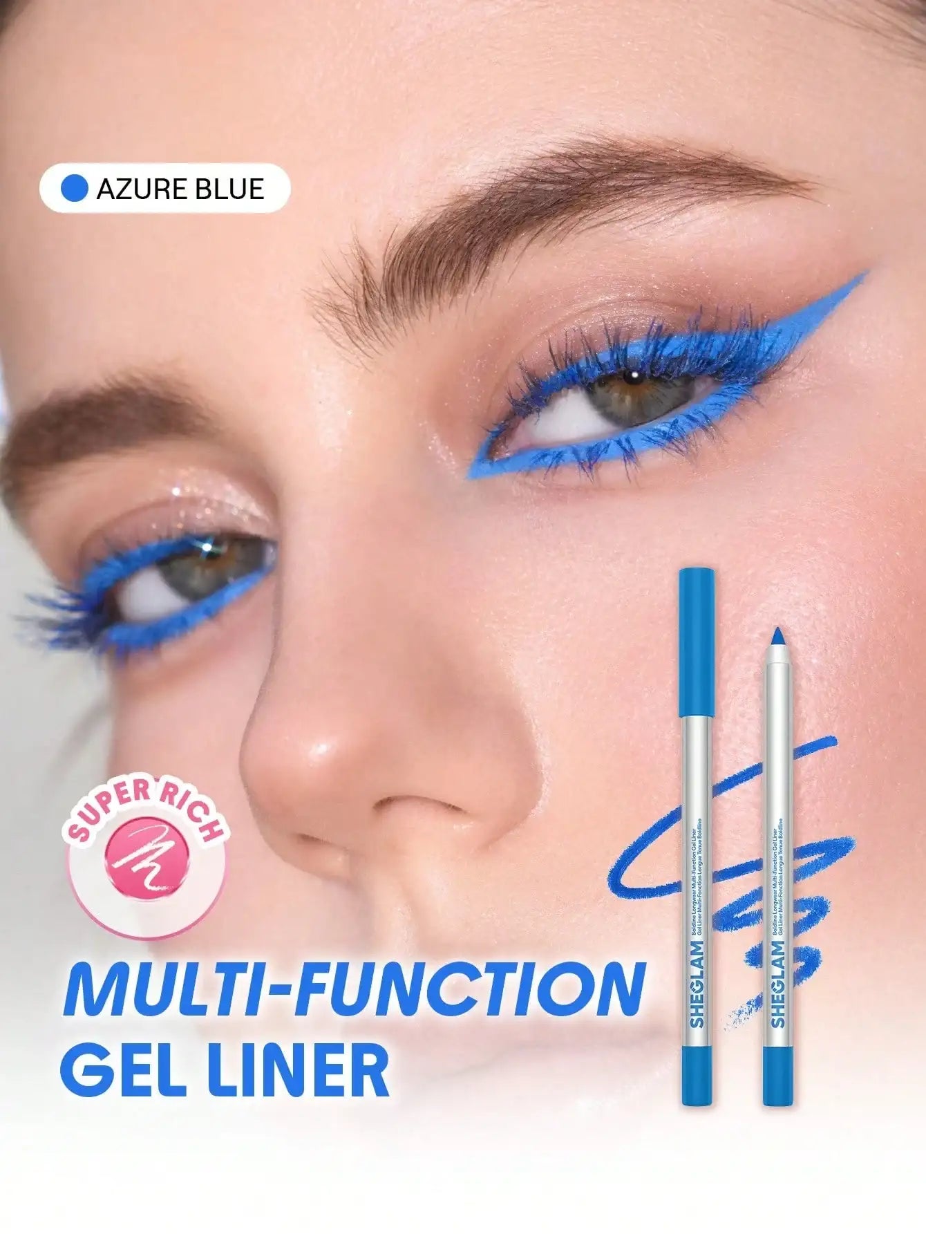 2 شيجلام Boldline آيلاينر جل + free شيجلام Boldline جل Liner Sharpener - الصورة 9