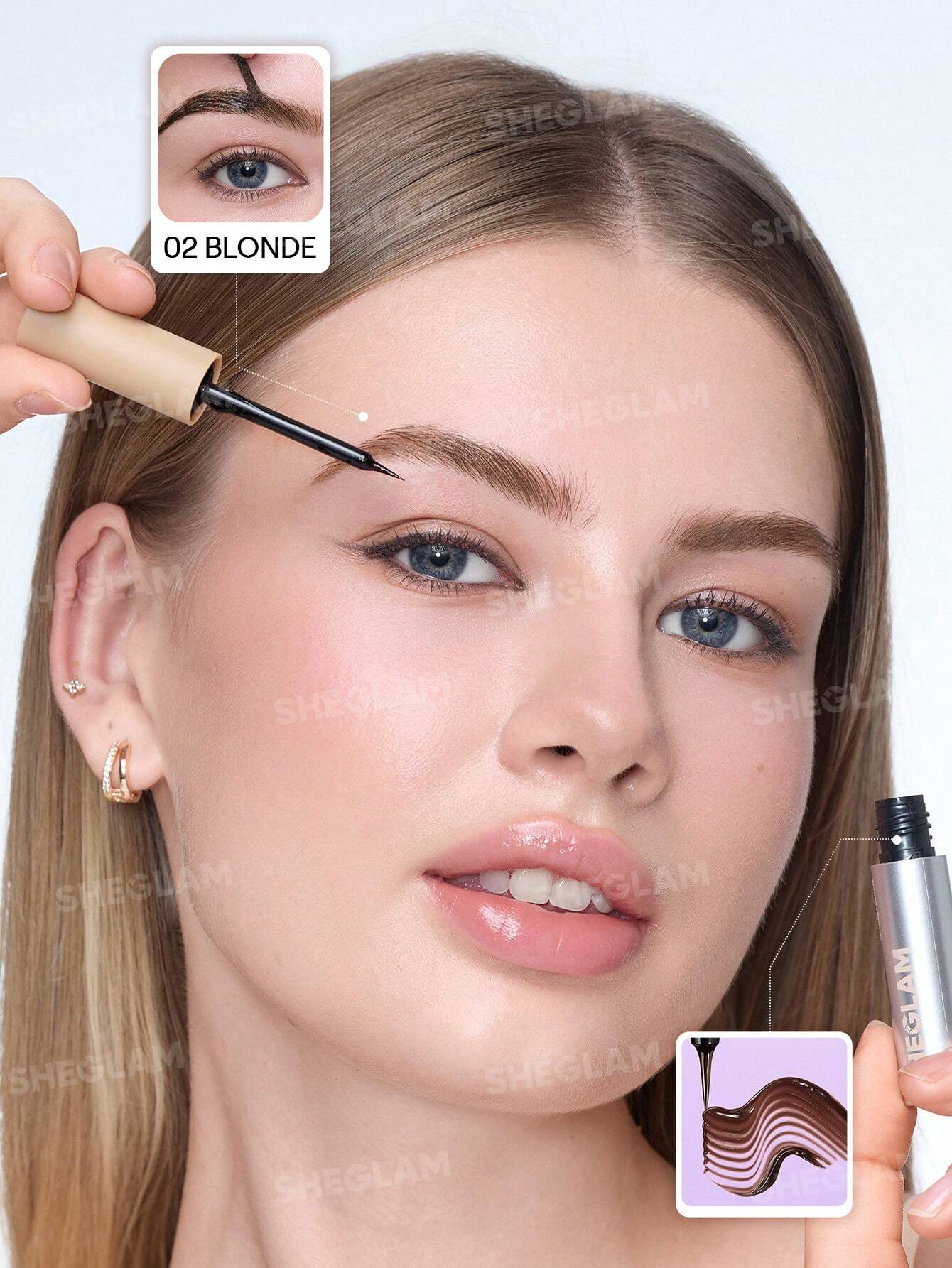 شيجلام Tint Lock Tattoo Peel Off Brow جل - الصورة 23