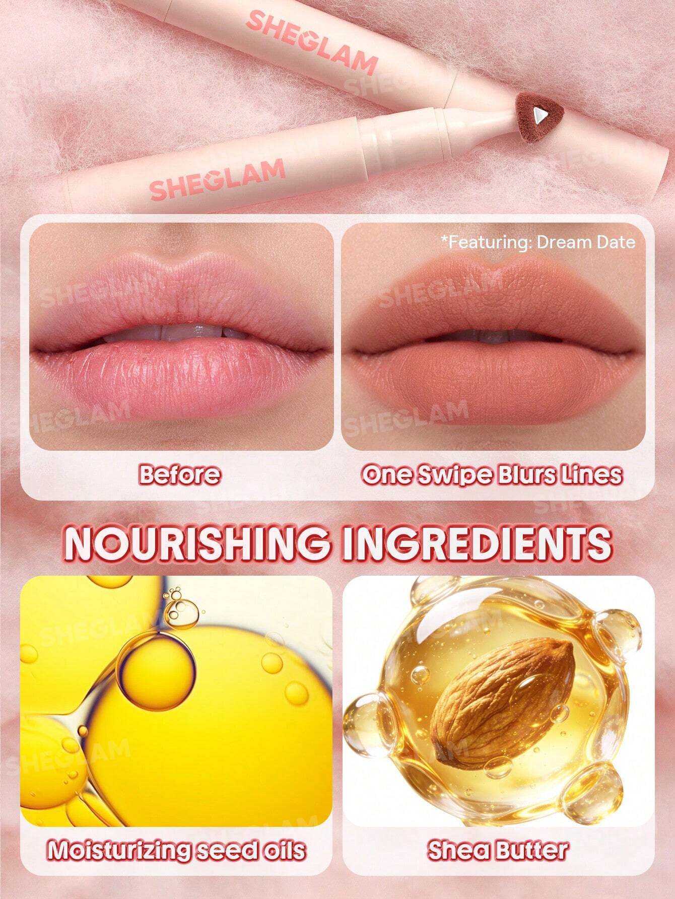شيجلام Marshmallow Puff Lip Blur Pen - الصورة 6