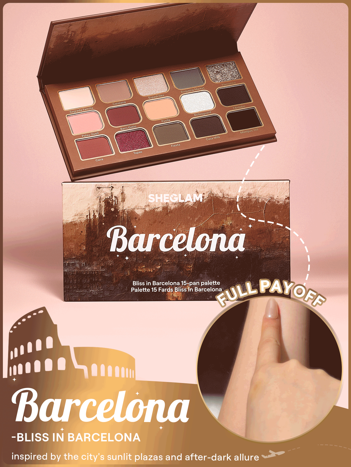 شيجلام Bliss In Barcelona 15 Pan باليت - الصورة 4