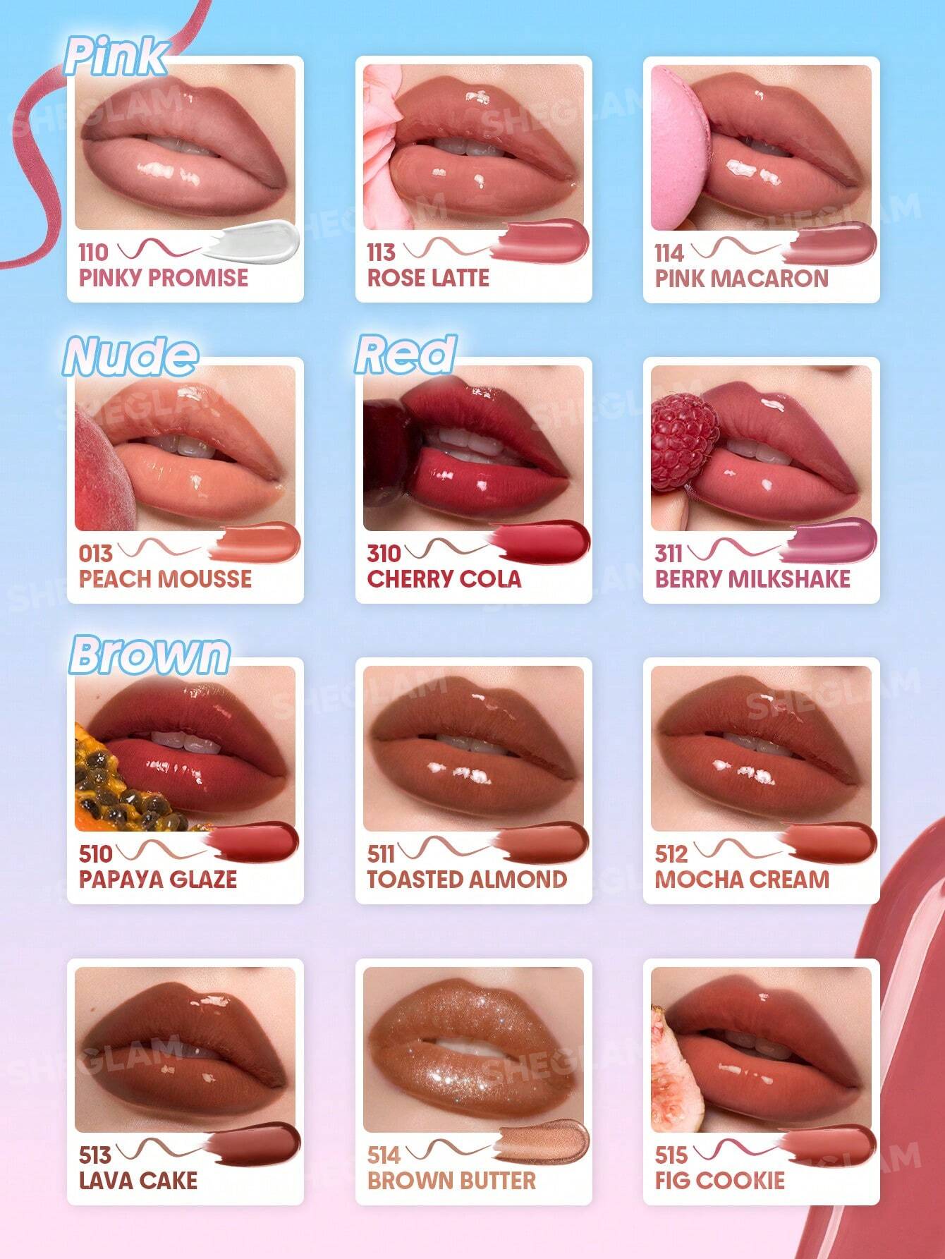 شيجلام Line To Shine Peel-Off Lip Stain و Gloss Duo - الصورة 4