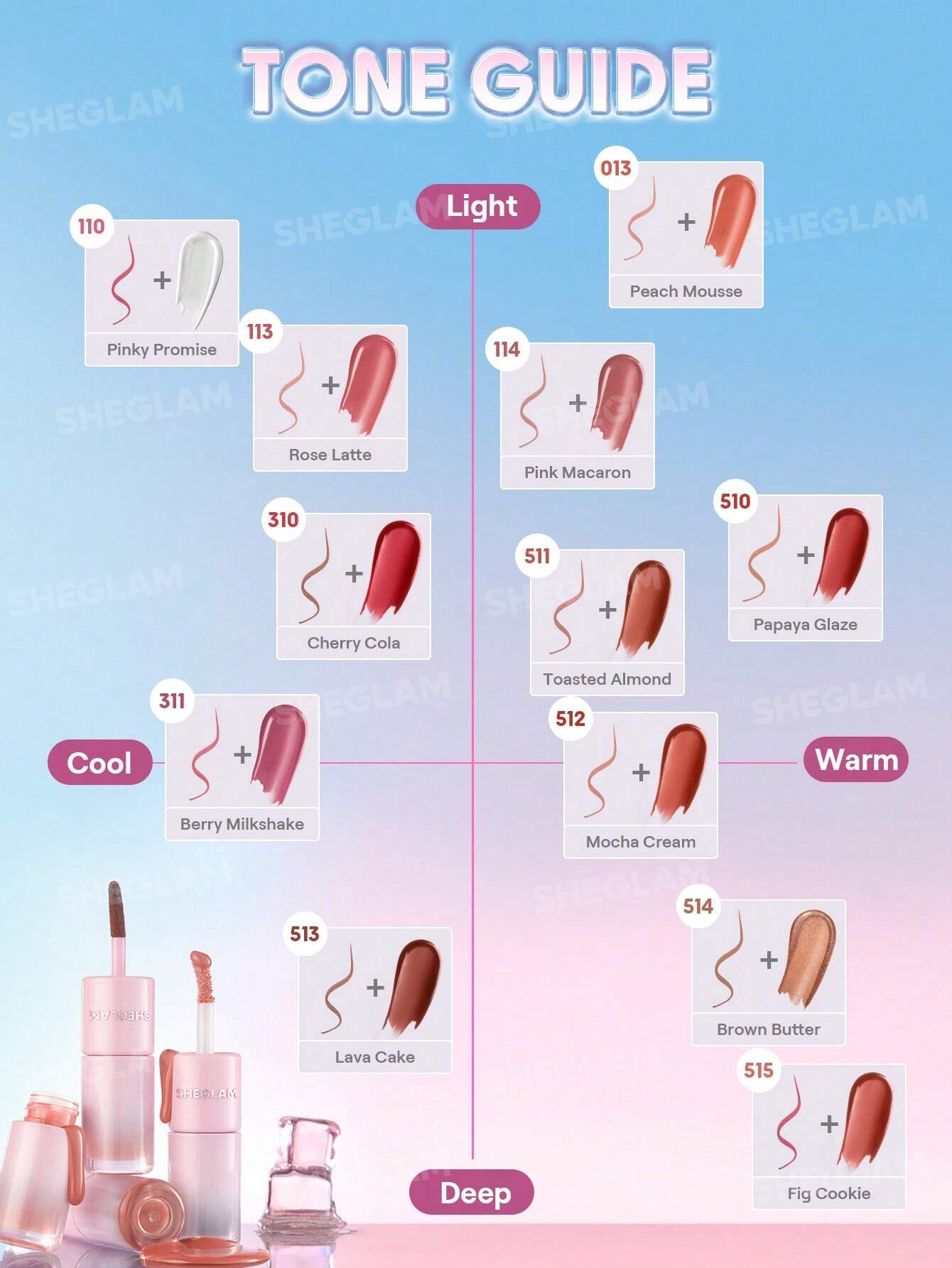 شيجلام Line To Shine Peel-Off Lip Stain و Gloss Duo - الصورة 9