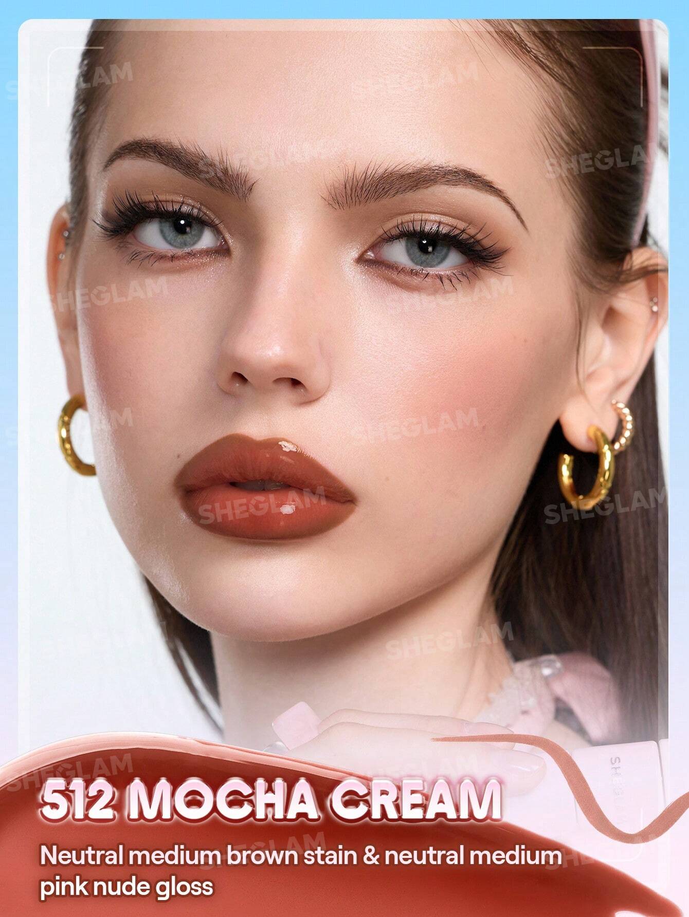 شيجلام Line To Shine Peel-Off Lip Stain و Gloss Duo - الصورة 23