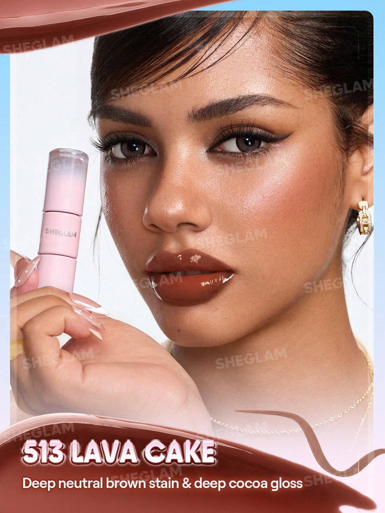 شيجلام Line To Shine Peel-Off Lip Stain و Gloss Duo - الصورة 26