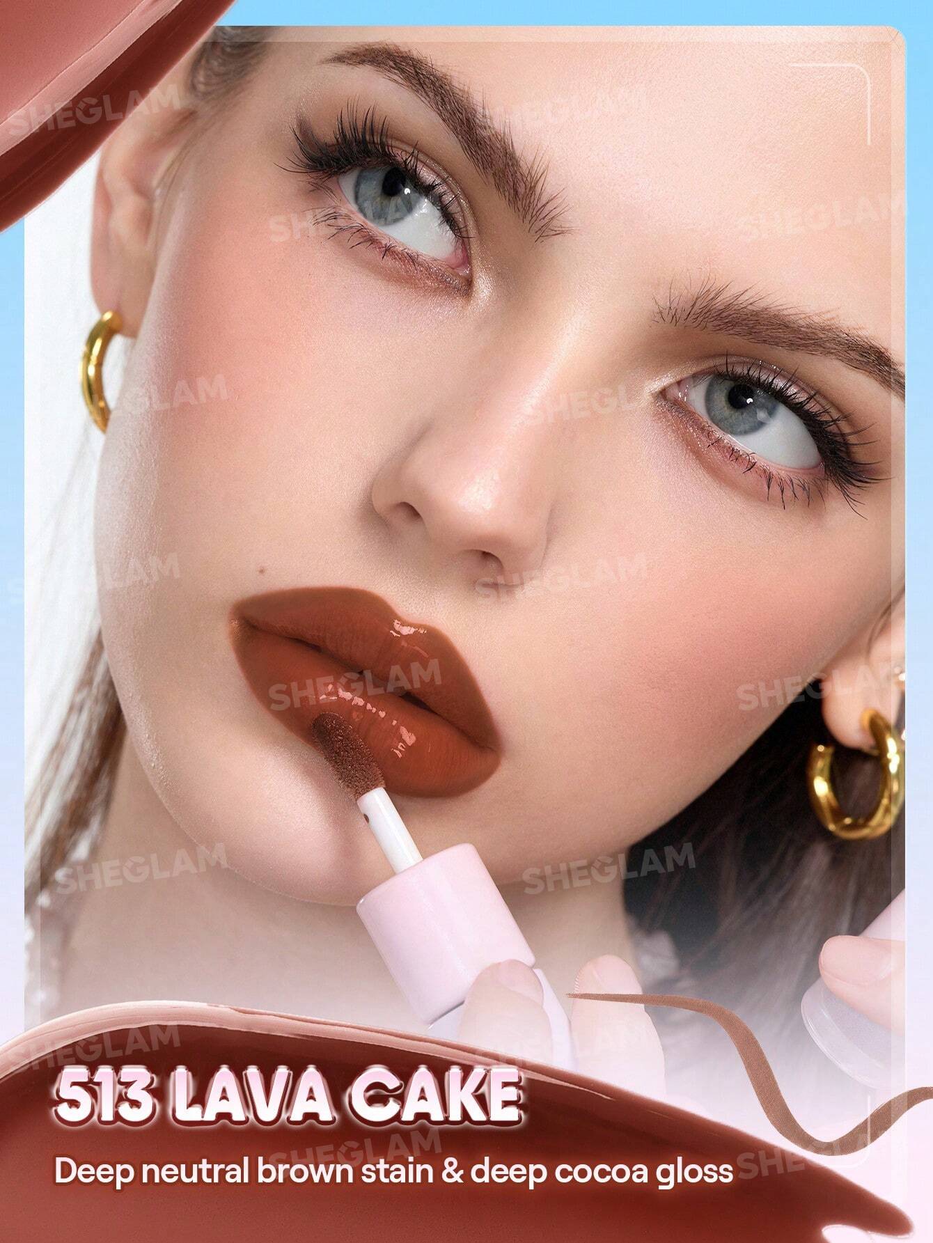 شيجلام Line To Shine Peel-Off Lip Stain و Gloss Duo - الصورة 27