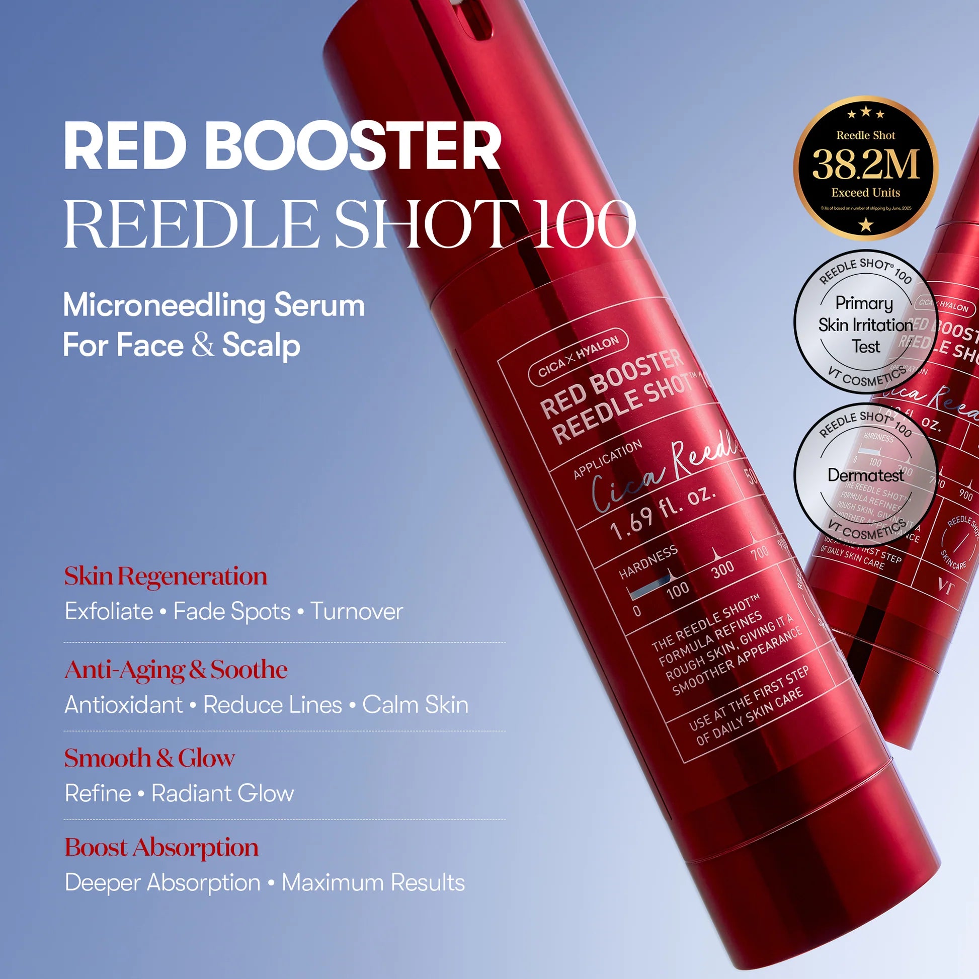 VT 100 أحمر Booster Reedle Shot 50مل - الصورة 2