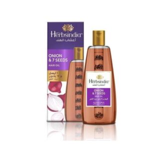 Herbsindia Onion و 7 Herbal Seeds زيت شعر مع Nourish Tube 280مل