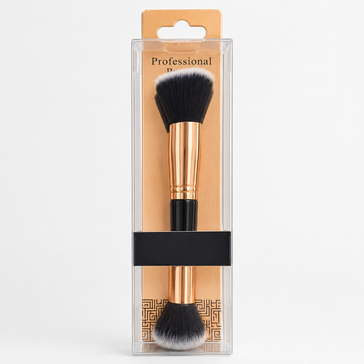Beatrizy Professional Double-Ended فرشاة مكياج – أسود