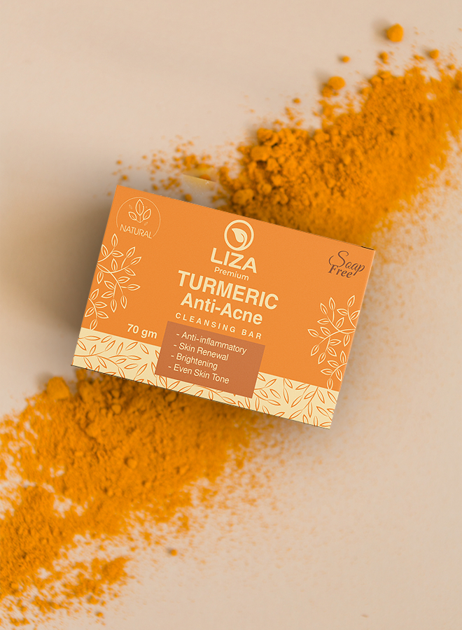 Liza Turmeric Anti Acne منظف Bar 70 جم - الصورة 2