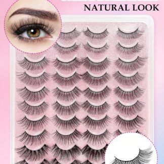 20 Pairs Different Styles Of Eyelash from شي إن