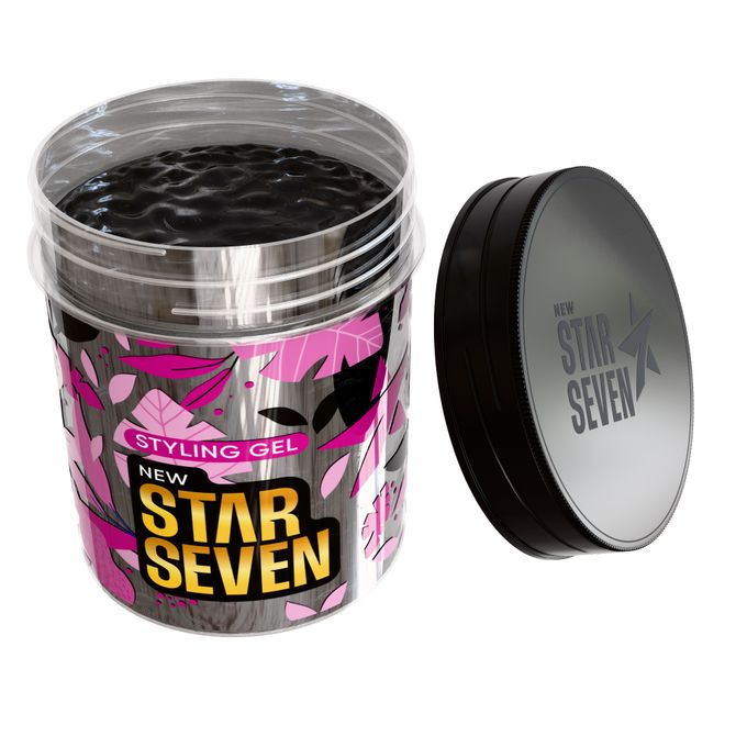New Star Seven Hair جل 650مل أسود - الصورة 3