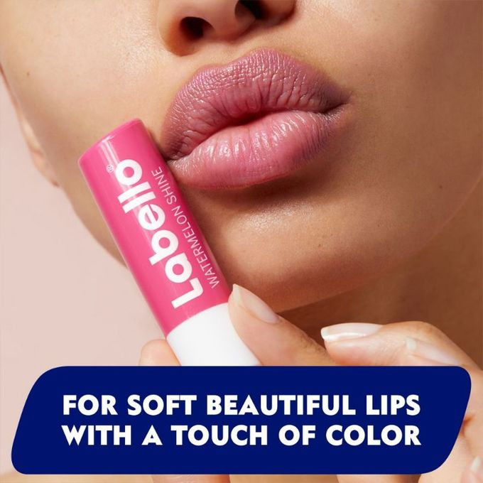 Labello بلسم شفاه Moisturising العناية بالشفاه بطيخ Shine 4.8g - الصورة 3