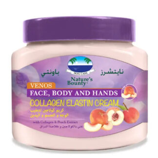 Natures Bounty Venos Peach كولاجين كريم جسم 600 مل