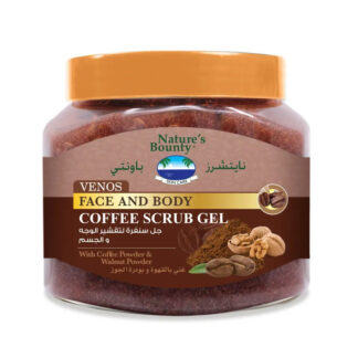 Nature s Bounty Venos Face و Body Coffee مقشر جل 600 مل
