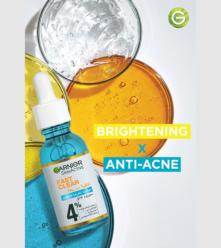 غارنييه Facial سيروم Rapid Purification فيتامين C for acne-prone skin 15 مل - الصورة 10