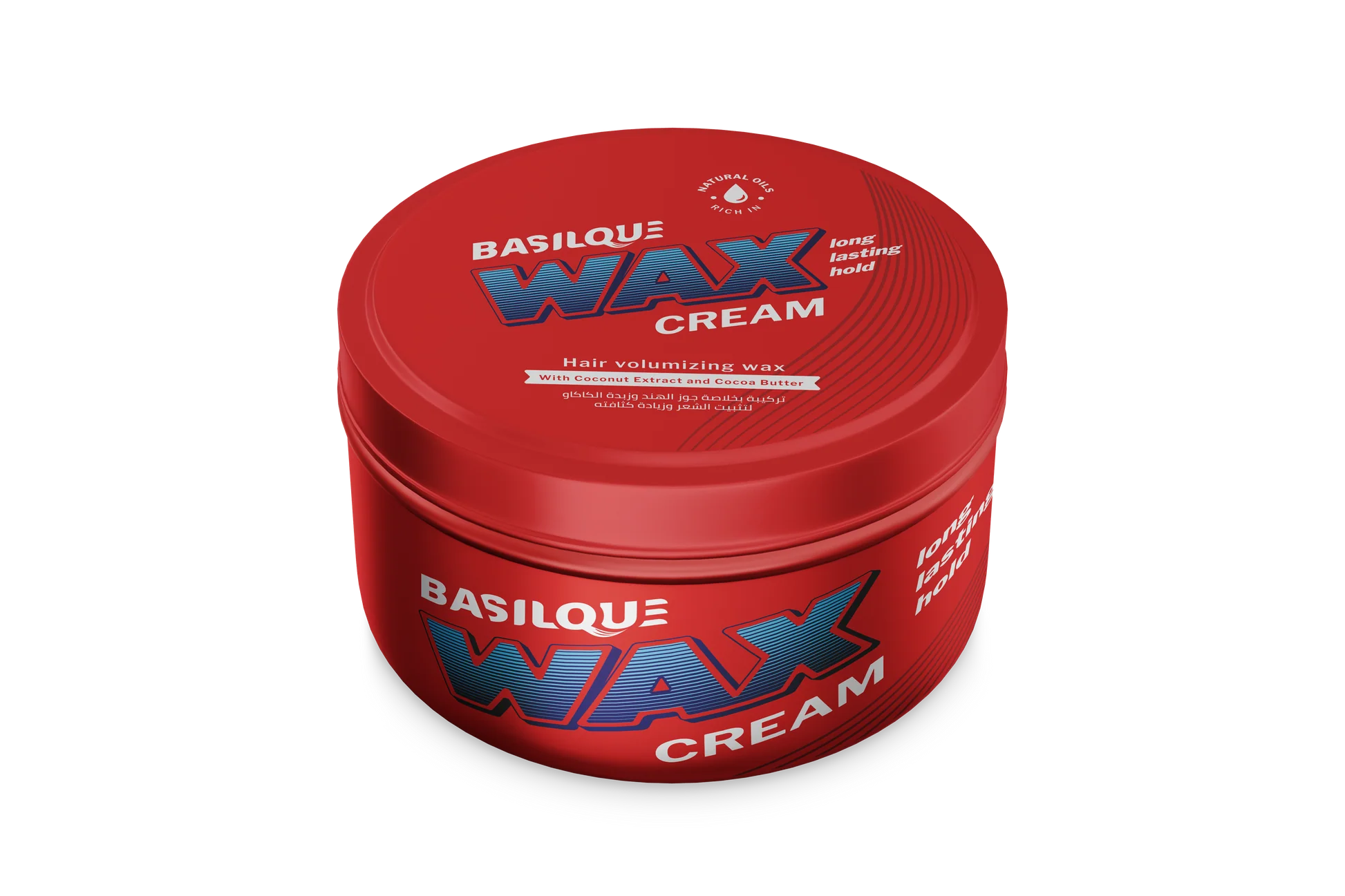 Basilque Hair Volumizing Wax كريم مع جوز الهند Extract و زبدة الكاكاو 100مل