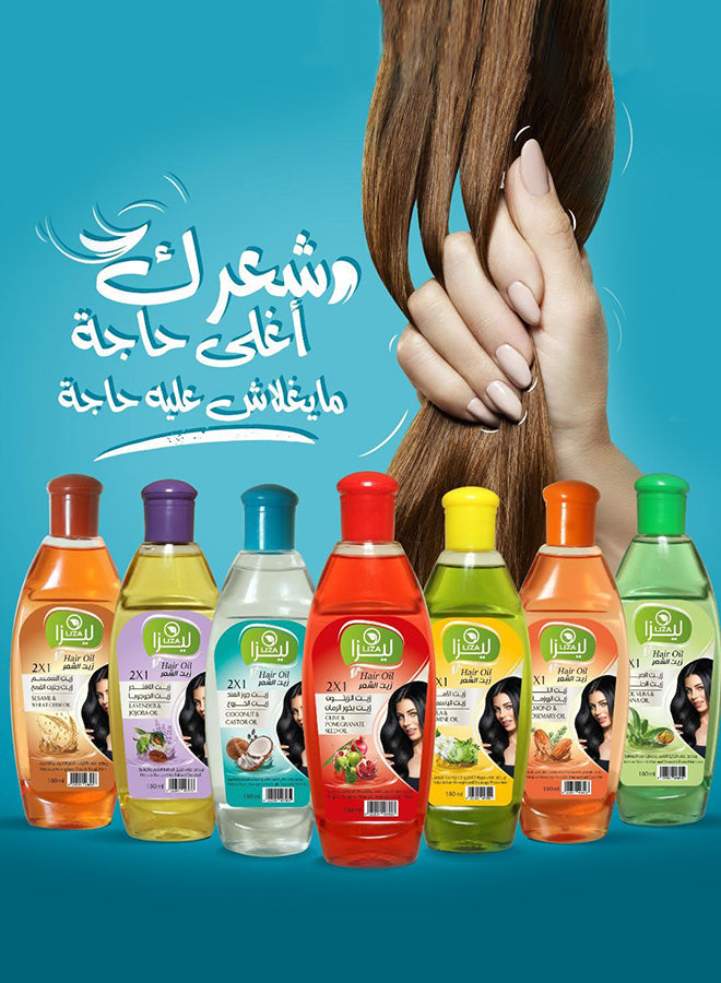 Liza زيتون و Pomegranate Seed زيت شعر 180مل - الصورة 4