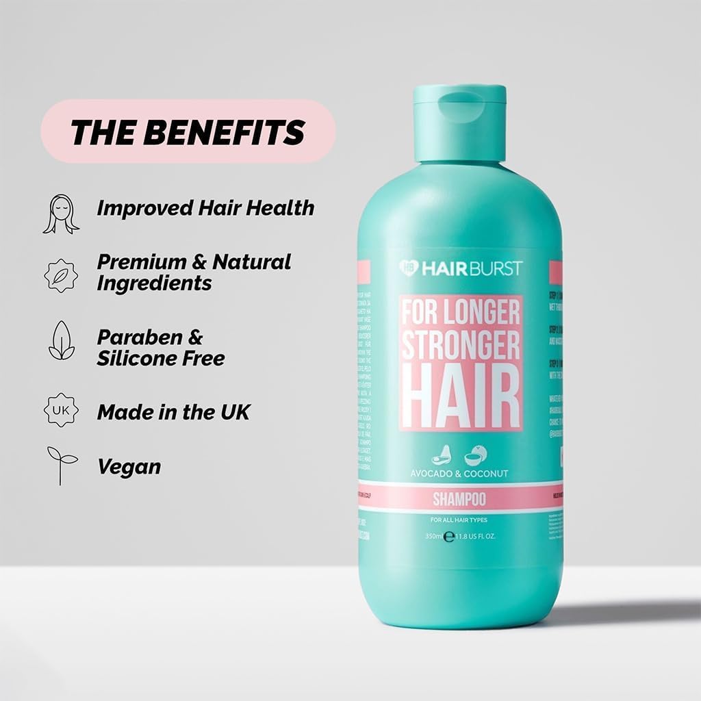 Hairburst Hair Growth شامبو 350مل أفوكادو و جوز الهند
