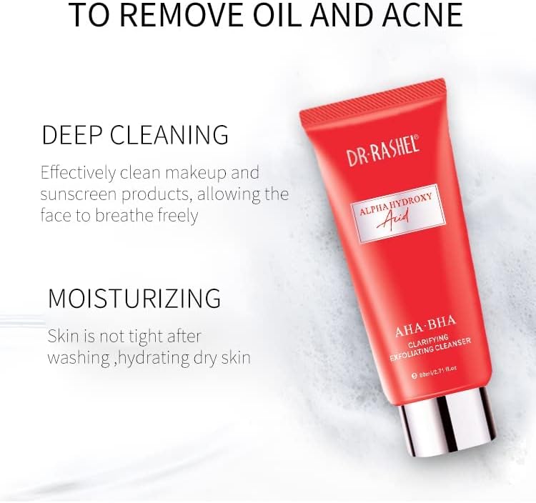 DR.Rashel Alpha Hydroxy Acid AHA BHA Clarifying Exfoliating غسول - الصورة 4
