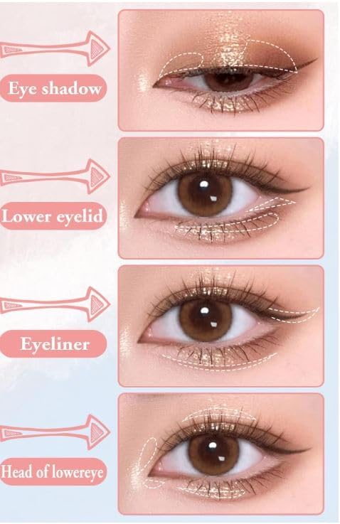 Lovi Eyebrow فرشاة و ظلال عيون-كونسيلر طقم فرش مكياج - 3 قطع - الصورة 4