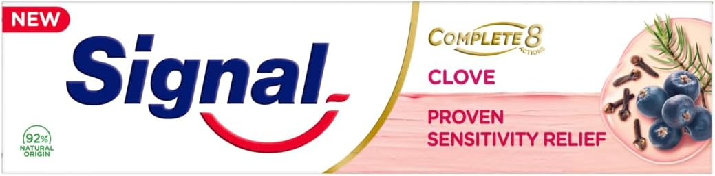 Signal Complete 8 Toothpaste Clove Sensitive 100مل two packs