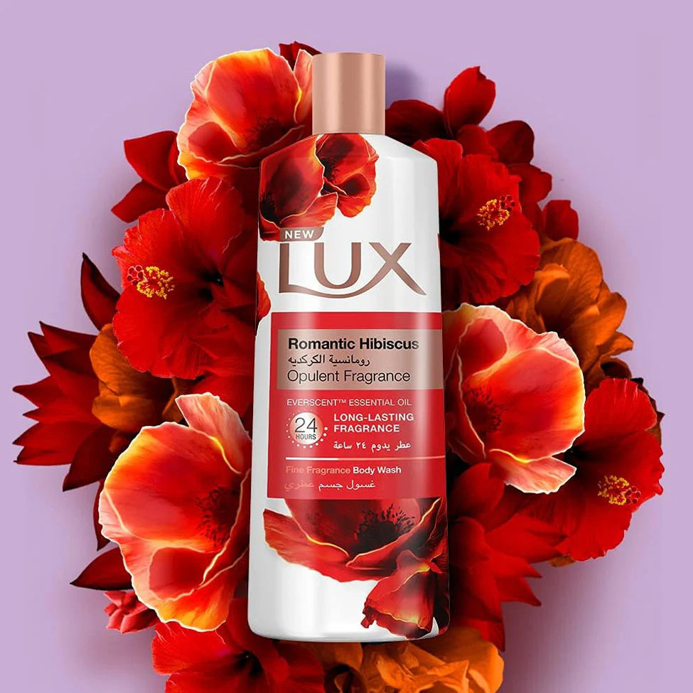 Lux Romantic Hibiscus جل استحمام 500مل - الصورة 3