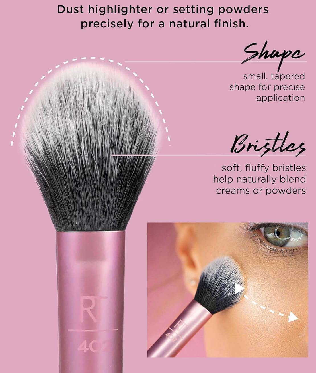 ريل تكنيكس Face Essentials طقم فرش مكياج - 5قطع - الصورة 4