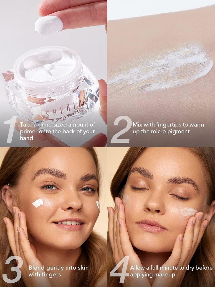 SHEGLAM Birthday Skin Primer-Pigment Perfector - الصورة 7