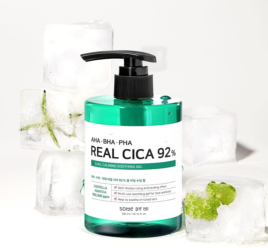 Some By Mi AHA BHA PHA Real Cica 92% Cool Calming Soothing جل 300مل - الصورة 3