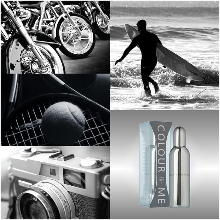 Colour Me فضي Sport Body بخاخ للرجال 150مل - الصورة 3