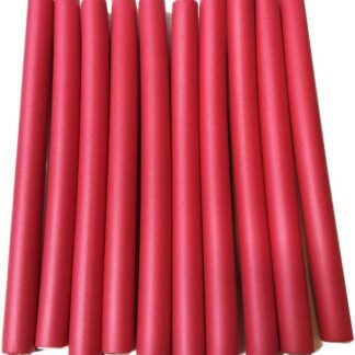 10 قطع Flexible Curling Rods Twist Foam لفافات شعر 0.5in