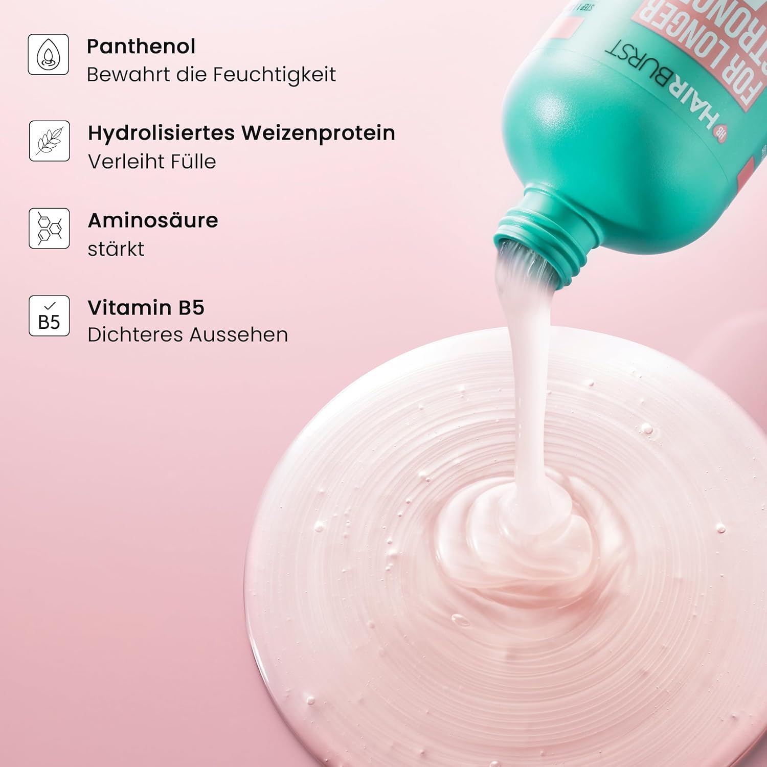 Hairburst Hair Growth شامبو 350مل أفوكادو و جوز الهند - الصورة 3
