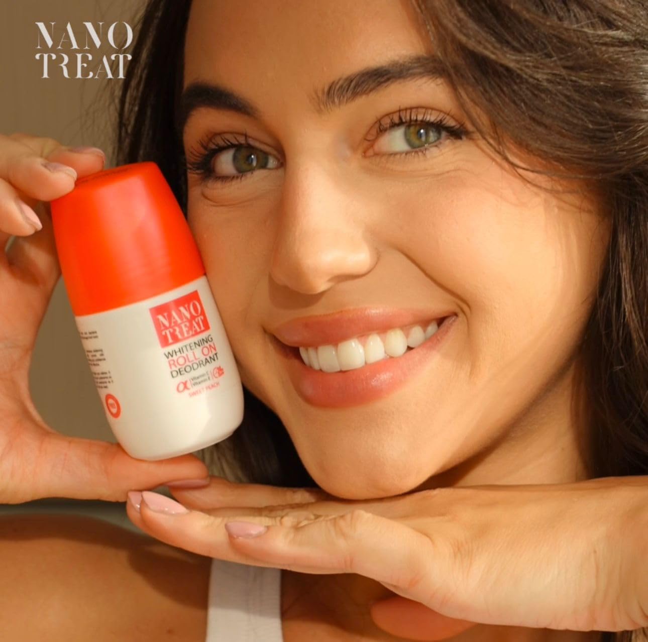 Nano Treat رول أون مزيل عرق و فانيليا و Peach 50مل - الصورة 2