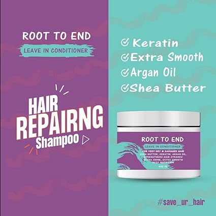 Root To End بلسم For Dry و Damaged Hair 400مل - الصورة 3