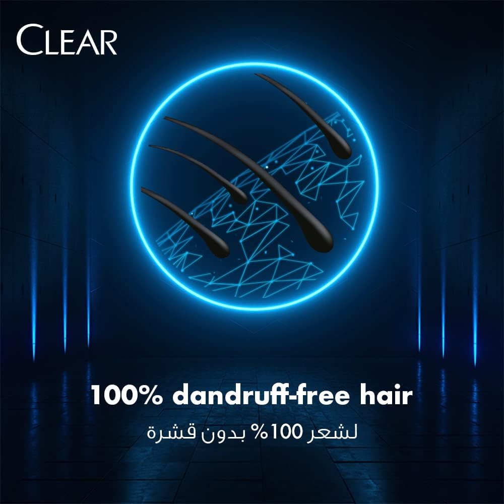 Clear Mens Antidandruff شامبو Hair Fall Defense 180مل - الصورة 4