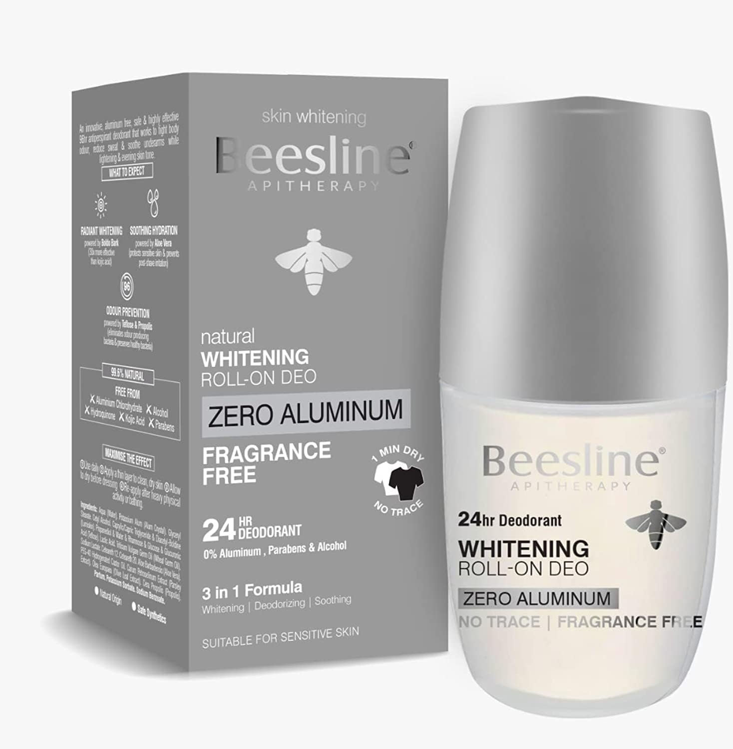 بيزلين تفتيح رول أون Deo-Zero Aluminum 50مل