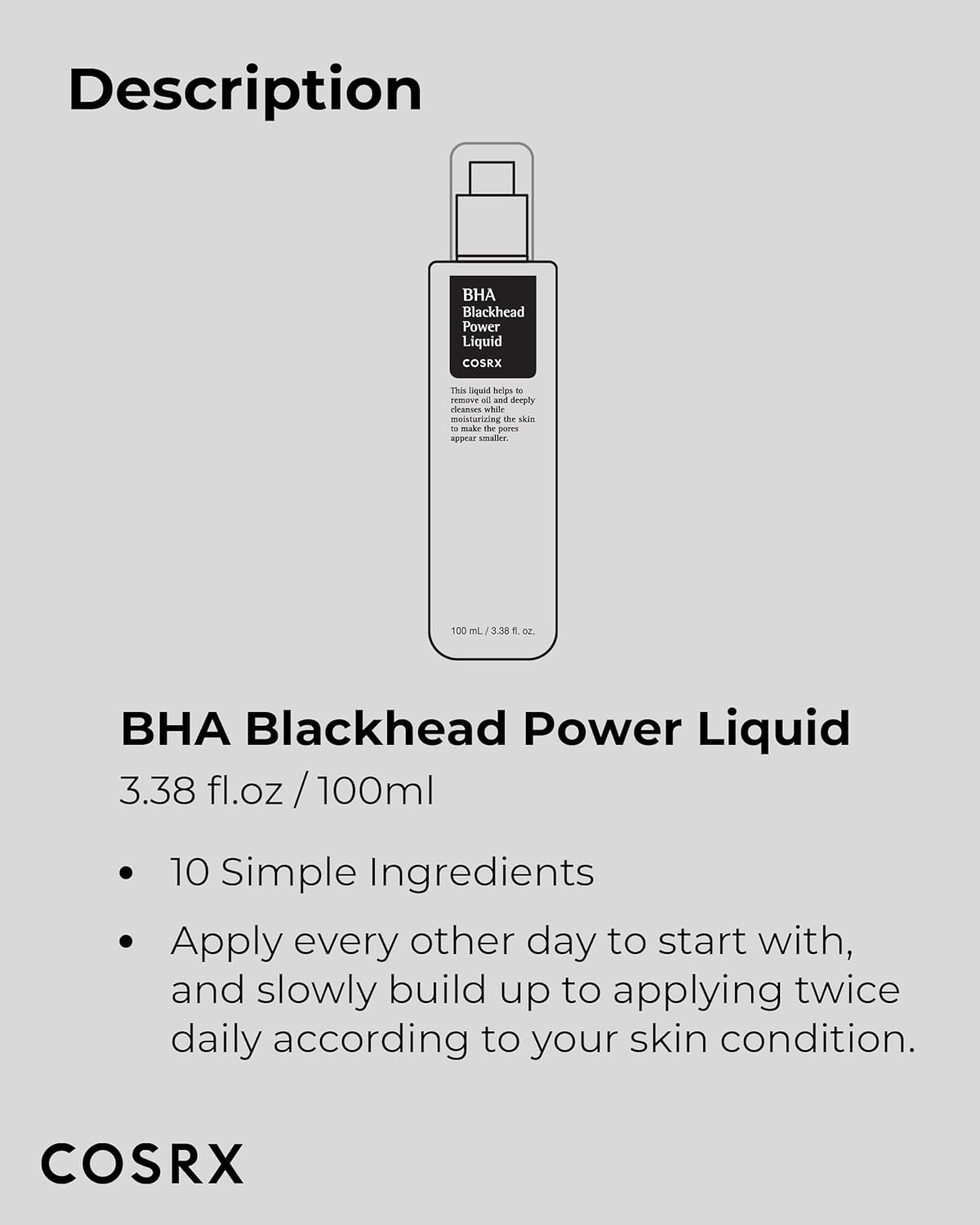 Cosrx BHA Blackhead Power Face العناية بالبشرة سائل 50مل - الصورة 10